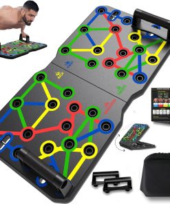 AERLANG Solid Push Up Board, Portable 30 in 2 Workout Set for Push Up, Multi-functional Pushup Handles for Strength Training, Fat Burning Push Up Bar for Home Gym, Perfect Chest Workout Equipment for Men & Women